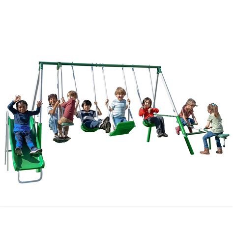 Buy Sportspower Park Ridge Metal Swing Set: 2 Swings/Standing Swing, 2