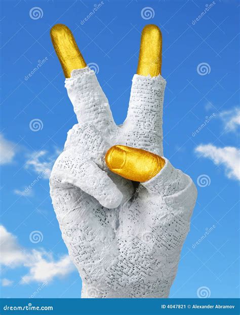 Victory Sign Stock Image - Image: 4047821