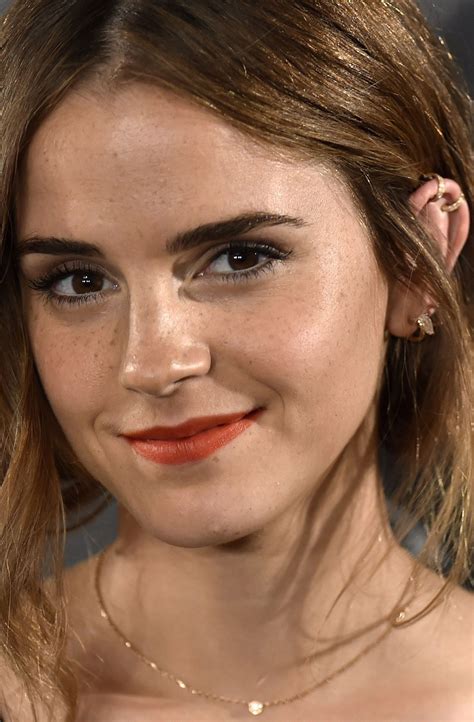 Photos of Emma Watson's Freckles | Glamour