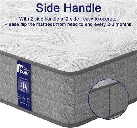 12 Mattresses King Size Gel Memory Foam Hybrid Pocket Spring Mattress In A Box Ebay