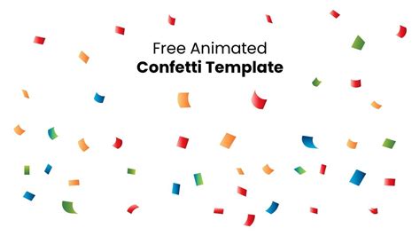 Free Confetti Powerpoint Animation Template Powerpoint Animation