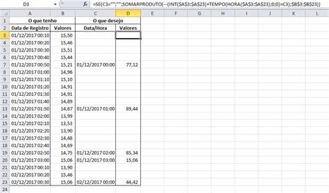 Dicas Do Excel Consolida O De Dados Por Data Hora Microsoft Community