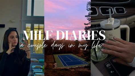 MILF DIARIES New Nails Spring Cleaning Opening Up Our Tennis Court YouTube