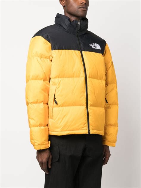 The North Face 1996 Retro Nuptse Puffer Jacket Yellow Farfetch Uk