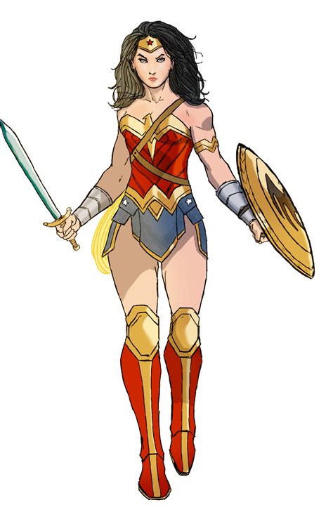 Wonder Woman Cartoon Clipart Free Download On Clipartmag