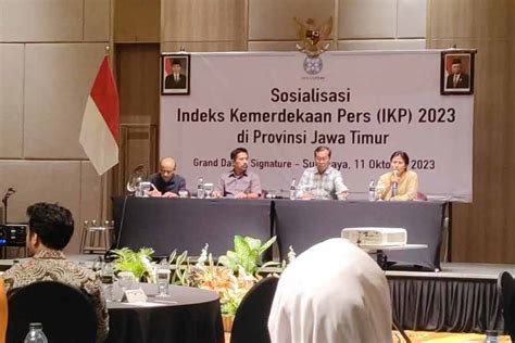 Hasil Survei Indeks Kemerdekaan Pers Dewan Pers Turun Dibanding