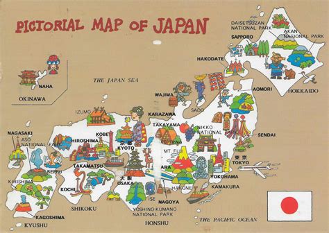 Smith Family Resources: New Postcard Maps! | Japan map, Japan tourist