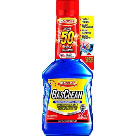 Aditivo Para Limpeza De Bico - Aditivo para limpeza de bico luxcar gasclean 200ml - Escorrega o Preço