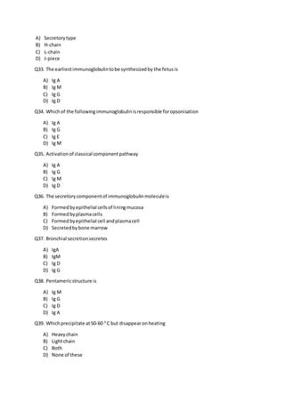 Mcq On Protozaoa Bacteria Virus Immunology Pdf