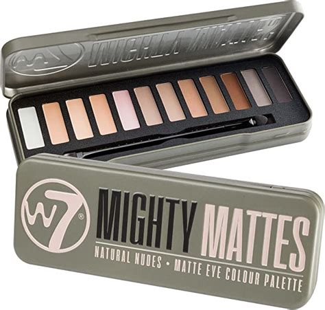 W Mighty Mattes Eyeshadow Palette Natural Nude Colours Flawless Long Lasting Makeup