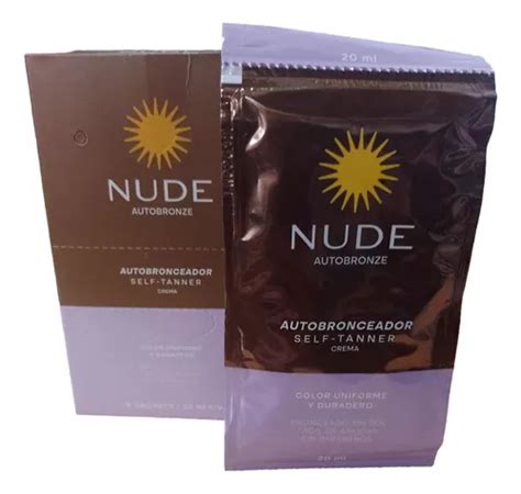 Nude Autobronceador Self Tanner Crema Caja Sobres Ml