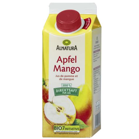 Edeka Alnatura Bio Apfel Mango Direktsaft L