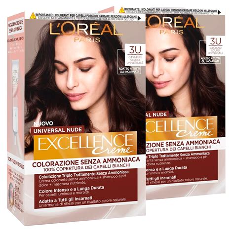 Buy L Or Al Paris Excellence Cr Me Universal Nude Permanent Hair Color Dark Brown U Triple