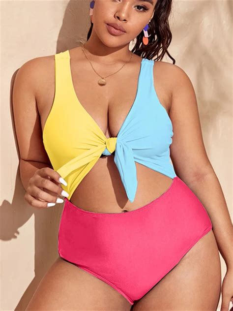 Maillot De Bain Une Pi Ce Pour Femmes Grande Taille Xl Ensemble Bikini Potel Imbib Png