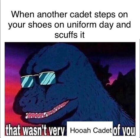 Thats not very hooah cadet of you : r/JROTC_Memes