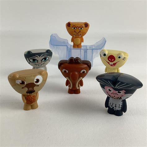 Ice Age Continental Drift Captain Gutt Sid Mcdonalds Toy Figures Ice