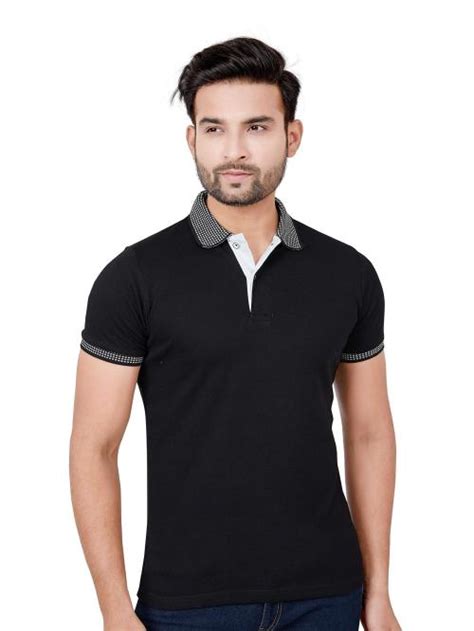 Buy True Spirit Men Black Polo T Shirt Online At Best Prices In India Jiomart