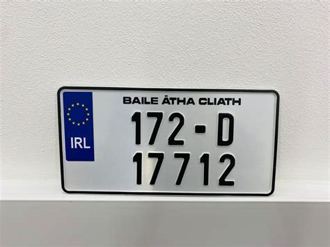 Genuine Ireland License Plate Any County From The Republic Of Ireland
