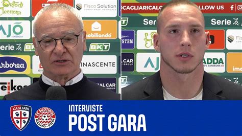 MISTER RANIERI E RADUNOVIC NEL POST GARA DI CAGLIARI SÜDTIROL YouTube