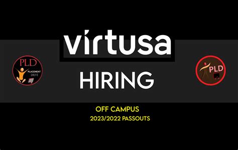 Virtusa Hiring Off Campus Placementdriveinsta In