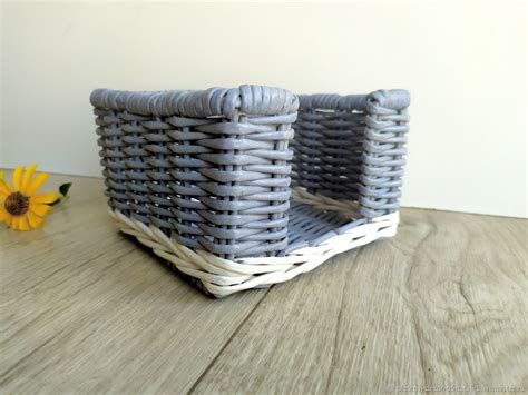 Салфетница плетеная в интернет-магазине Ярмарка Мастеров по цене 700 ...