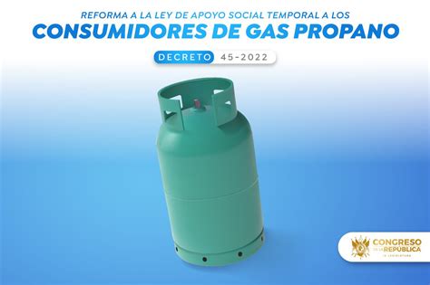 Ley Ampl A Por Dos Meses Subsidio Al Gas Propano