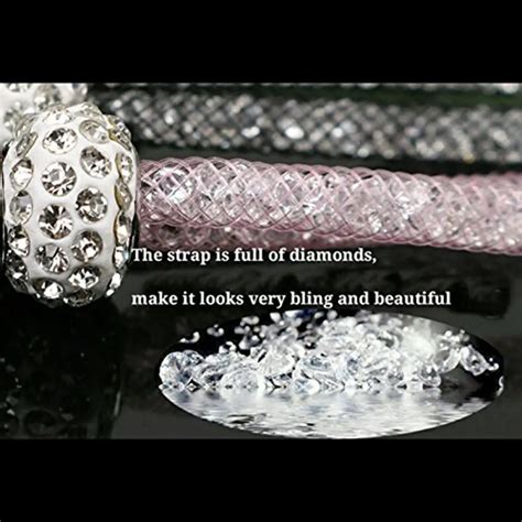 Ascromy сотовый шнурки с украшением в виде кристаллов шейный ремешок ...