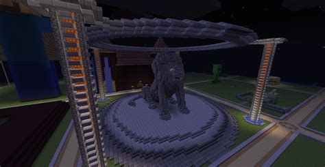 Lion Statue Minecraft Map