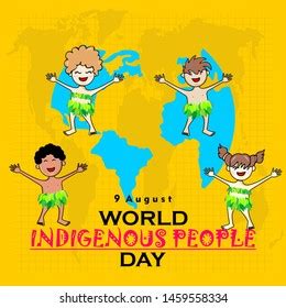 World Indigenous People Day Poster Stock Vector (Royalty Free ...