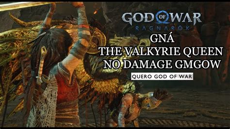 God of War Ragnarok No Damage Boss Gná The Valkyrie Queen GMGOW A