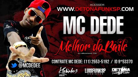 MC Dede Melhor Do Baile Prod DJ Bruninho Fzr 2013 YouTube