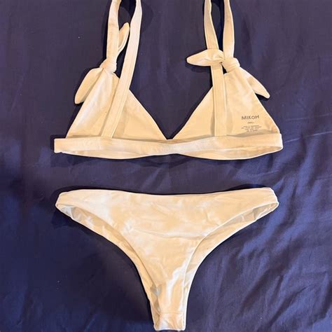 Mikoh Swim Mikoh Bikini Set White Poshmark