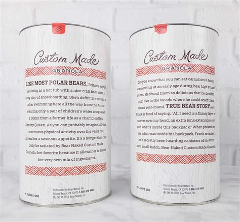 Bear Naked Granola September 2017 Subscription Box Review Coupon Hello Subscription