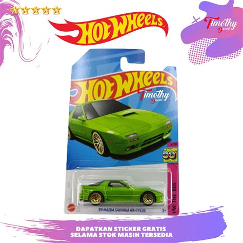 Hot Wheels 89 Mazda Savanna RX7 FC35 Hijau HW The 80S Lazada Indonesia