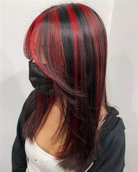 47 Chunky Highlights Ideas For Dazzling Hair Transformations Red Hair