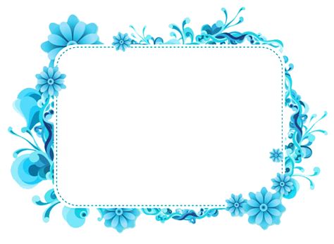 Turquoise Frame Transparent Image