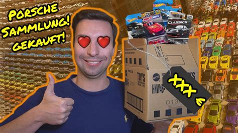HOT WHEELS PORSCHE SAMMLUNG für XXX gekauft SCHNÄPPCHEN oder ZU VIEL BEZAHLT YouTube