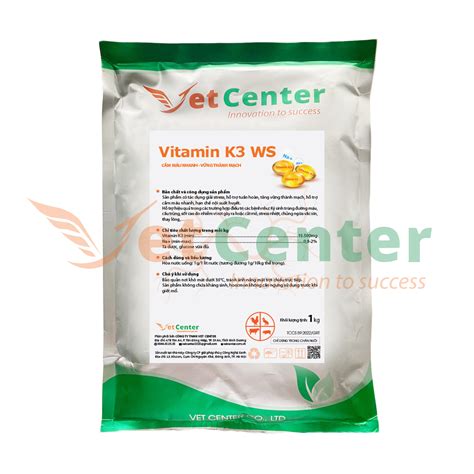 Vitamin K3 – Cầm máu nhanh, Vững thành mạch – Thuốc thú y VetCenter