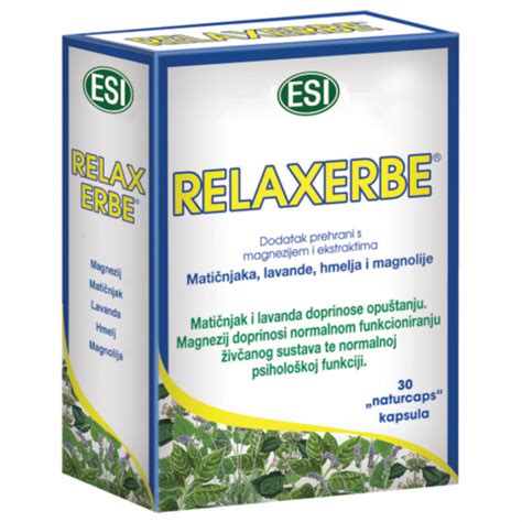 RELAXERBE kapsule - Natura Pharm