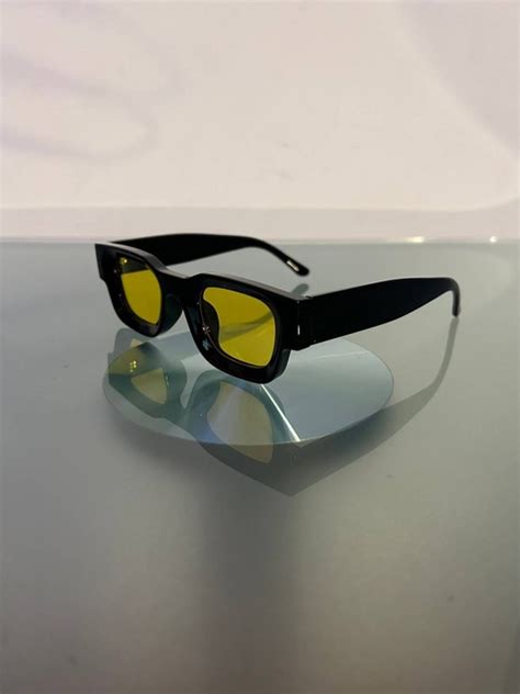 Vintage Retro Yellow Lenses Sunglasses | Grailed