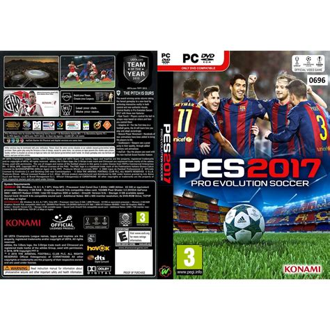 PC DVD Pro Evolution Soccer 2017 PES 2017 Shopee Malaysia