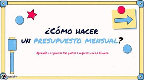 Cómo hacer un presupuesto mensual