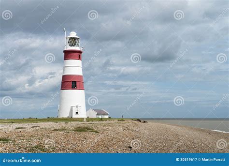 Orfordness Lighthouse Orford Ness Suffolk Uk Stock Image Image Of