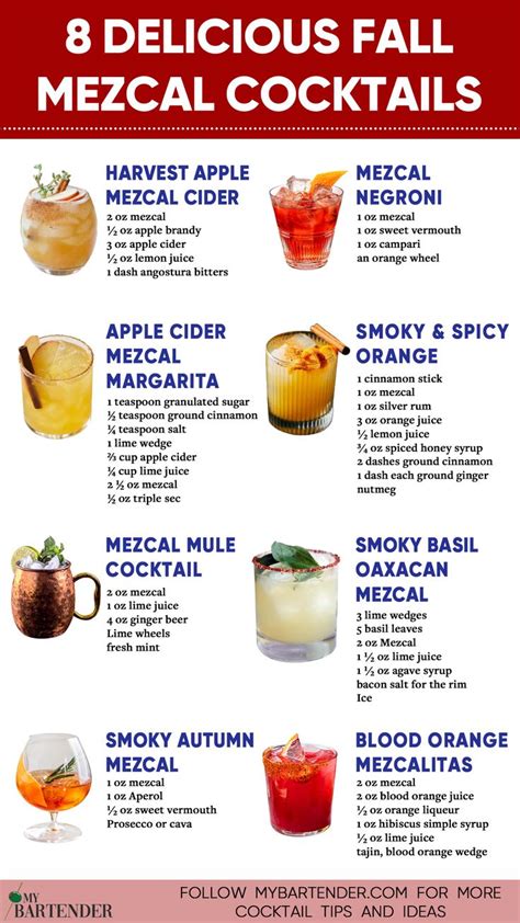 12 Best Fall Mezcal Cocktails to Drink | Recipe | Fall cocktails ...