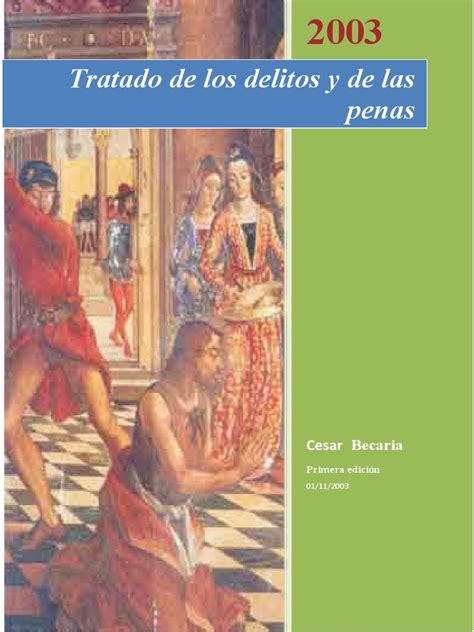 Tratado De Los Delitos Y Las Penas César Beccaria Pdf Pdf Certeza