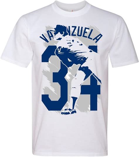 Fernando Valenzuela 34 Legend Hall Of Famer Graphic Tee Shirt