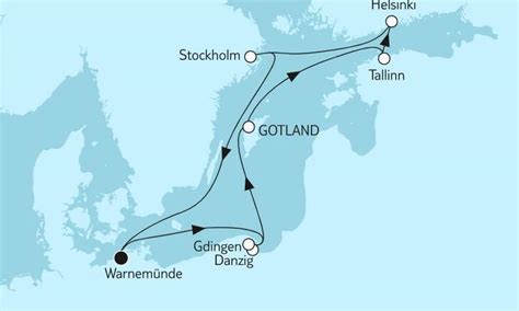 Mein Schiff Ostsee Mit Helsinki Tallinn