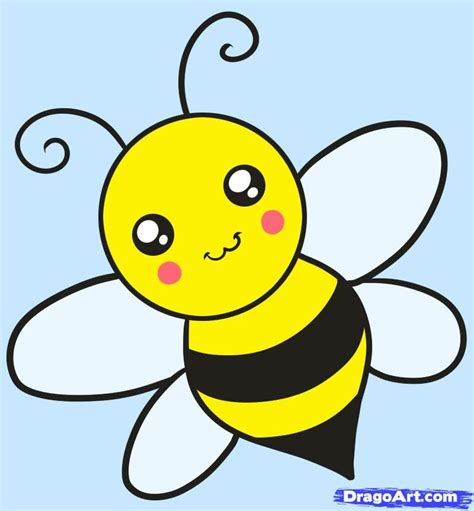 How to Draw a Bee for Kids | Bee drawing, Bee drawing easy, Drawing ...