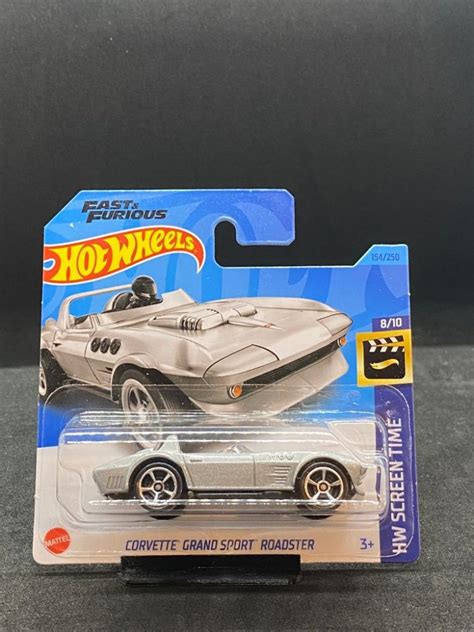 Hot Wheels Corvette Grand Sport Roadster Fast And Furious Card Variant Factory Sealed