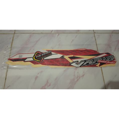 Jual Stiker Striping Motor Honda Vario125 2017 Iss Merah Putih Bulukera